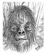 Bigfoot artwork MonkeyMan